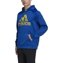 adidas Bluza z kapturem Aeroready Game and Go Big Logo royalblue Mężczyźni